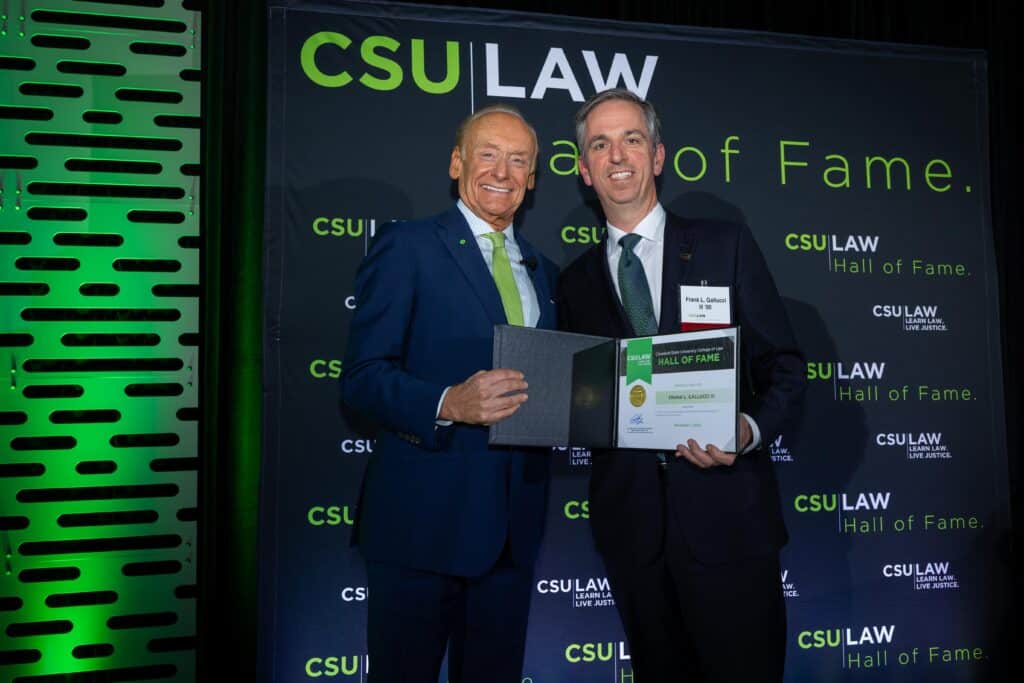 Frank L. Gallucci III Inducted into Cleveland State University College of Law Hall of Fame