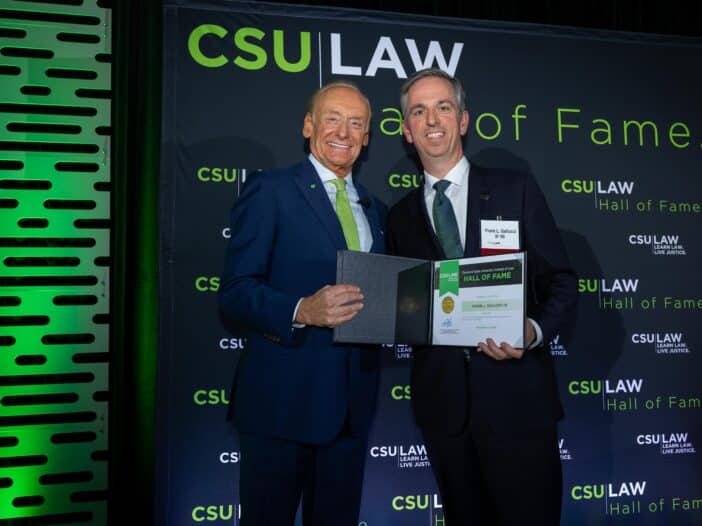 Frank L. Gallucci III Inducted into Cleveland State University College of Law Hall of Fame